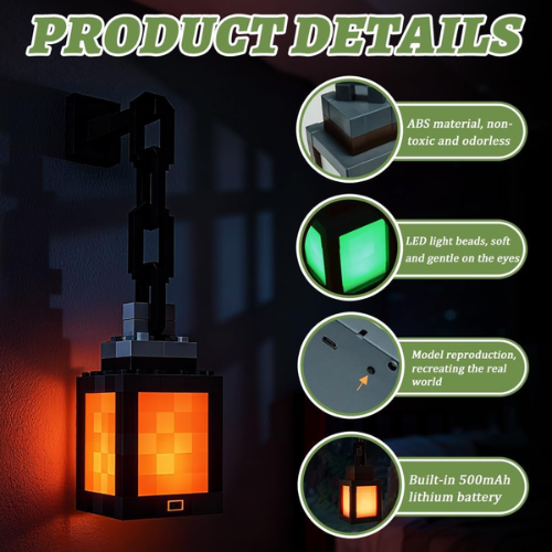 Lámpara de Pared RGB Tipo Farol